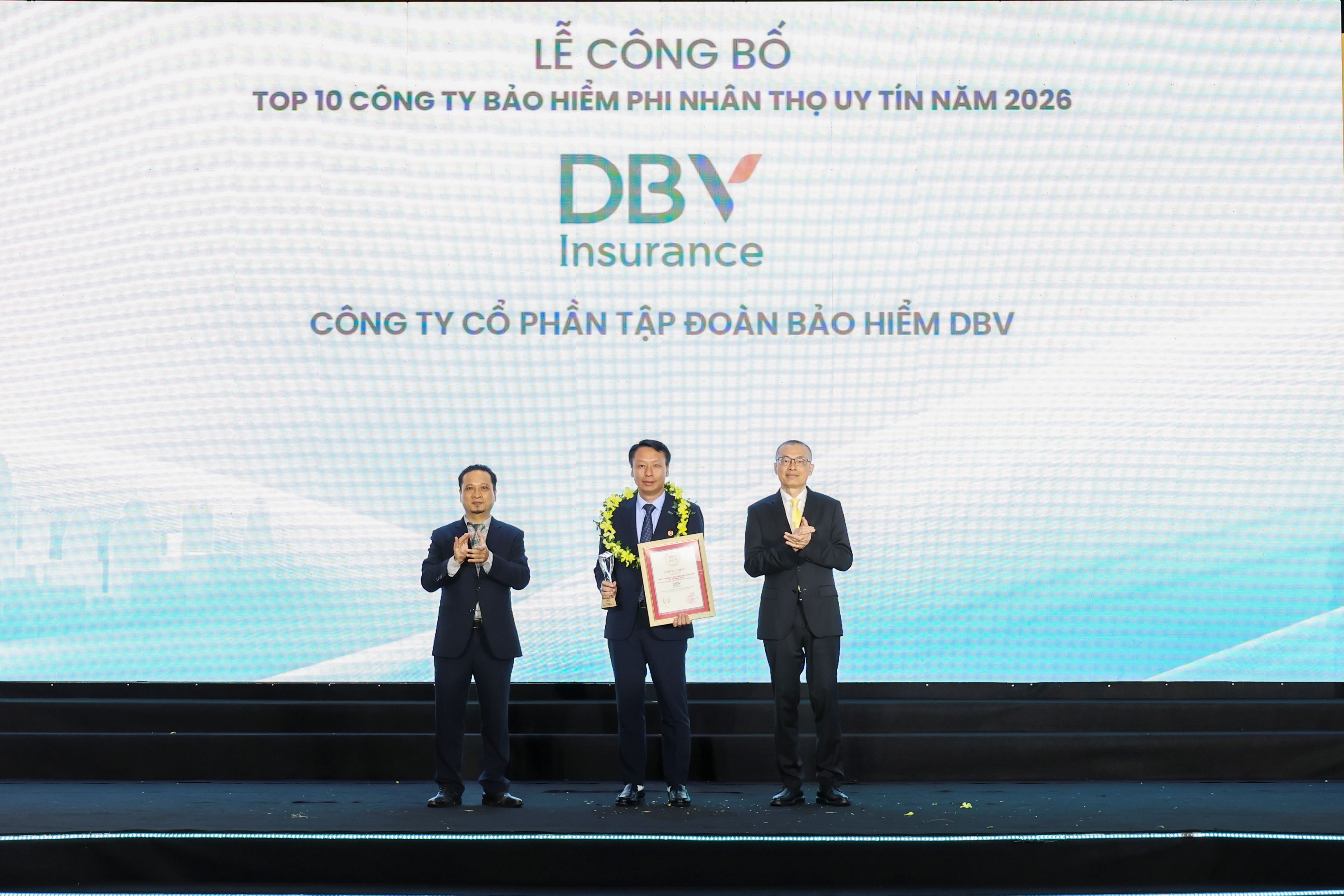 DBV khẳng định vị thế Top 10 Công ty Bảo hiểm uy tín năm 2026